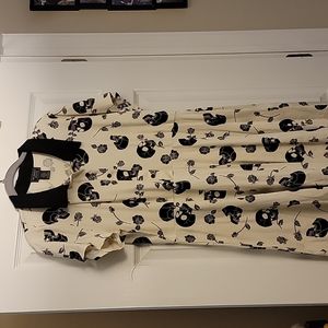 NWOT Midnight Hour Skull Dress